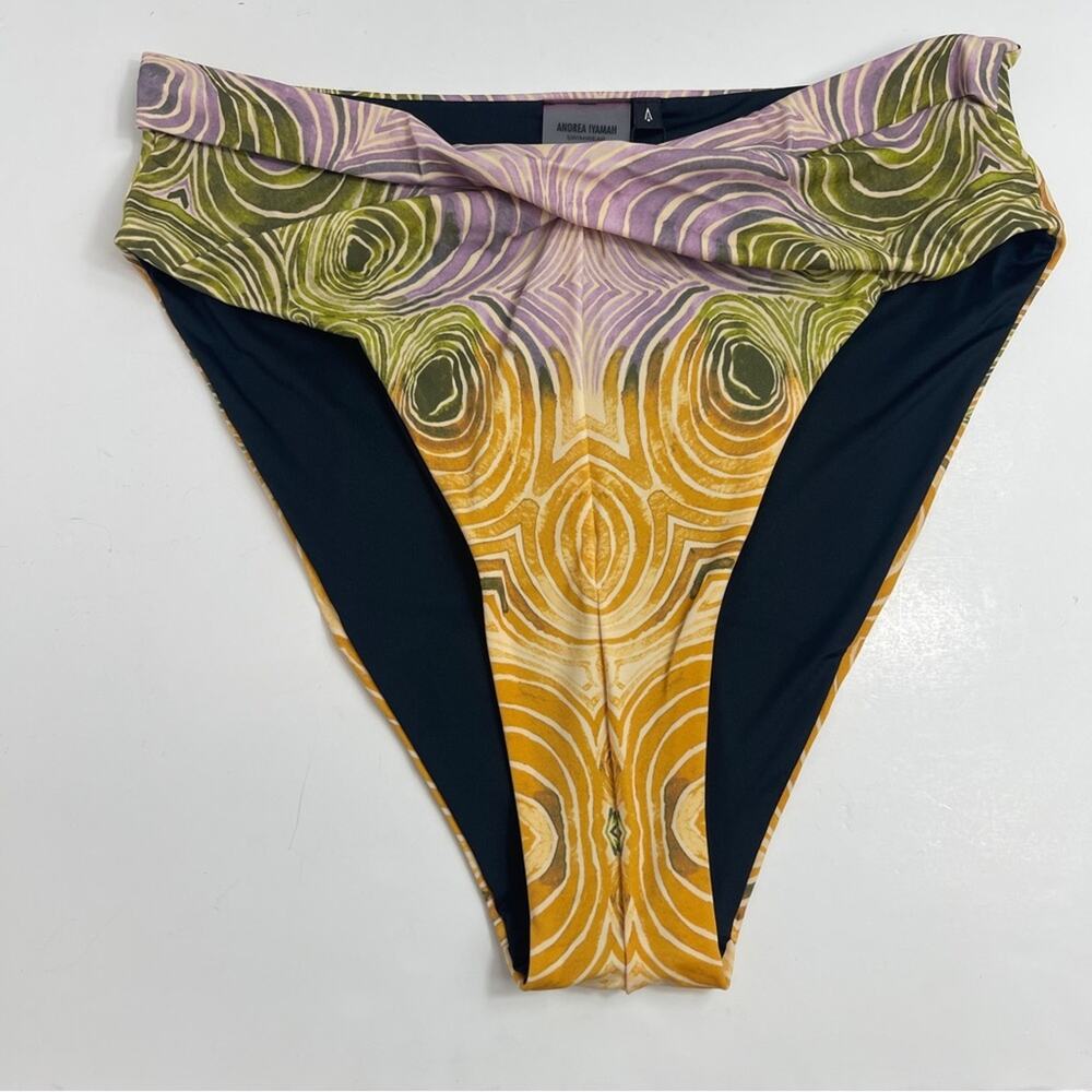 Andrea Iyamah Akacia Woodgrain Bikini Bottom - Picture 2 of 15
